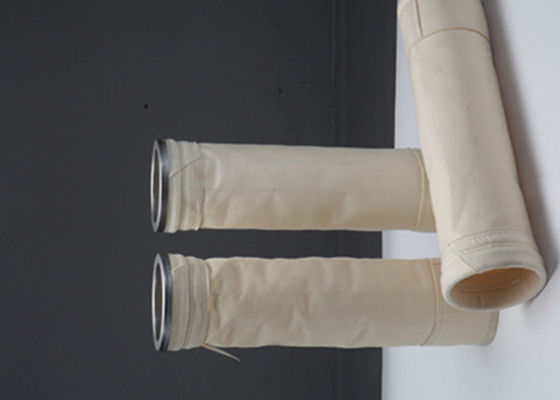 ป้องกันไฟฟ้าสถิตย์ PTFE 700gsm 1.6 มม. ถุงกรองซีเมนต์