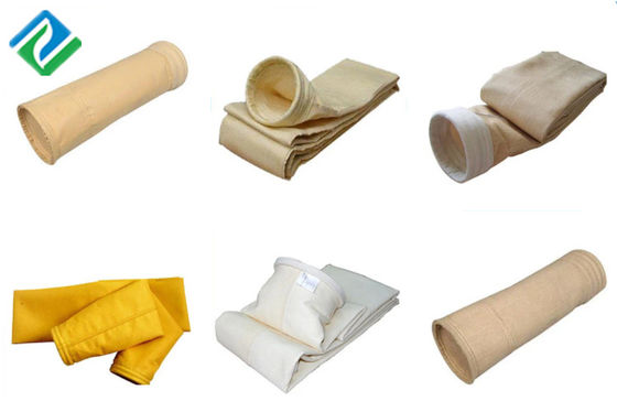 ถุงกรองซีเมนต์โพลีเอสเตอร์แบบไม่ทอ Nomex 550gsm 1 ไมครอน