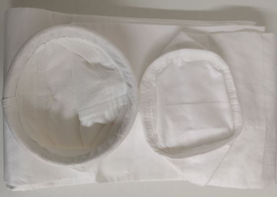 โรงงานปูนซีเมนต์ 5 ไมครอน 550gsm ถุงกรอง PTFE ทอ