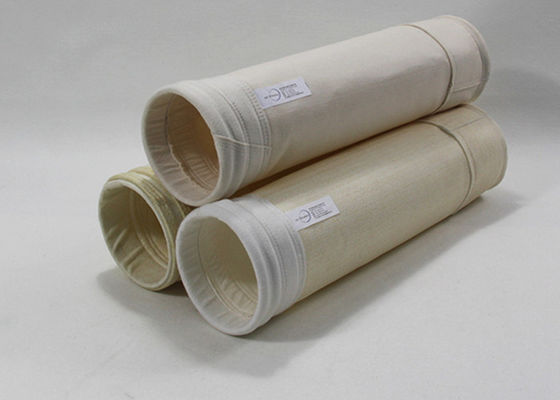 ISO9001 100 ไมครอน 550gsm 8000mm Nomex Filter Bag
