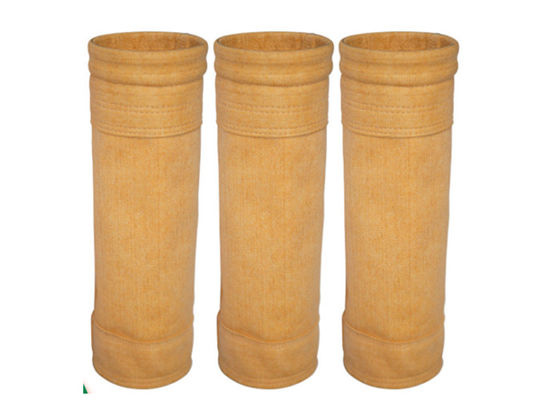 อุณหภูมิสูง 0.3 ไมครอน 450gsm ถุงกรอง PPS