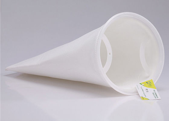 ไนลอน 200 ไมครอน 550g / M2 7''X16 '' ถุงกรอง Baghouse