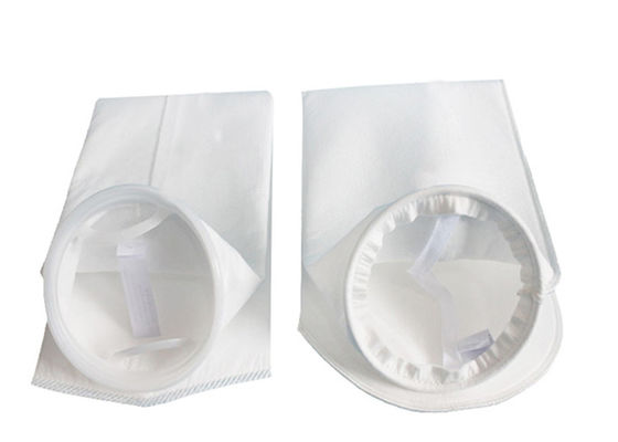 ถุงกรองของเหลว PTFE แบบไม่ทอ 450gsm 25 ไมครอน