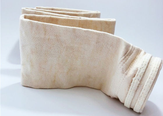 ถุงกรองซีเมนต์ประสิทธิภาพ Aramid 5mg / Nm3 เคลือบด้วย PTFE
