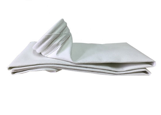 ถุงกรองสักหลาดโพลีเอสเตอร์เคลือบ PTFE สำหรับเครื่องดักฝุ่น