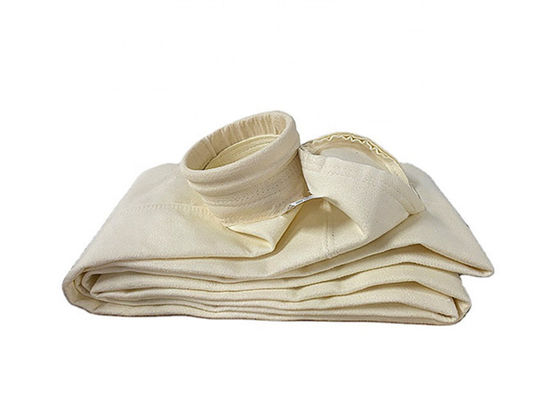ถุงกรอง PPS ทนความร้อน 150 องศา 400g/M2 Aramid Industrial