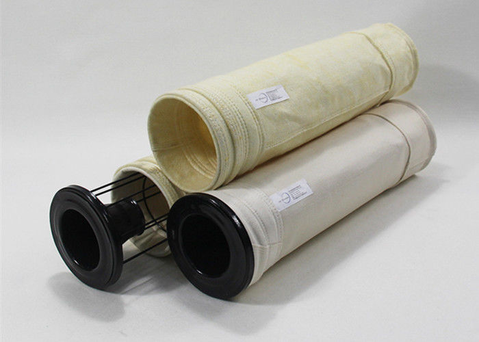 ISO9001 100 ไมครอน 550gsm 8000mm Nomex Filter Bag